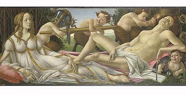 Botticelli drog a Venus y Marte