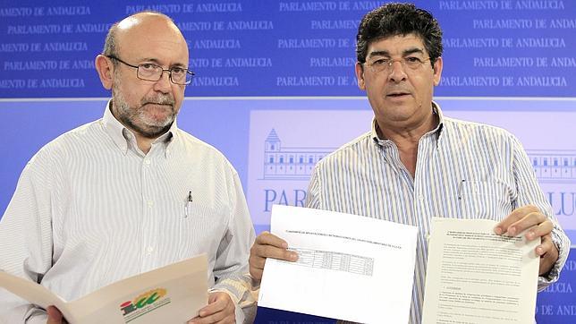 Ignacio Garca y Diego Valderas, en una imagen de archivo