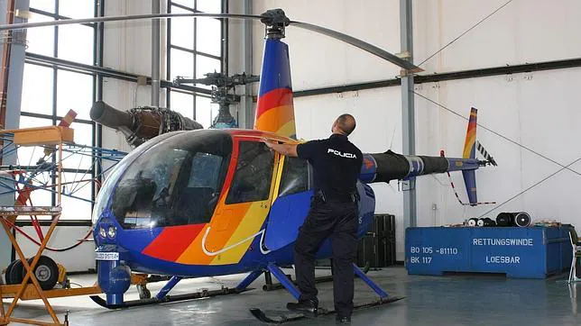 El helicptero robado en Crdoba y encontrado en Dos Hermanas que podra haber sido empleado para el trfico de drogas