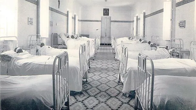 Una antigua habitacin del Hospital Cruz Roja de Capuchinos 