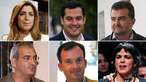Así son los candidatos a las elecciones en Andalucía