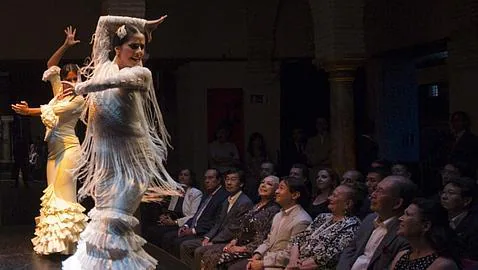 Espectáculo en el Museo de Baile Flamenco. Fuente: EFE