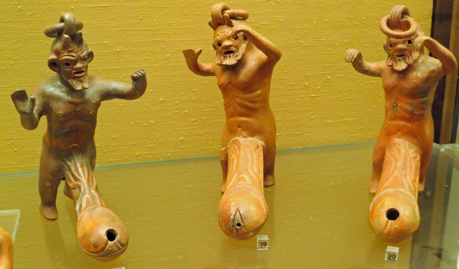 Las figurillas fálicas de cerámica