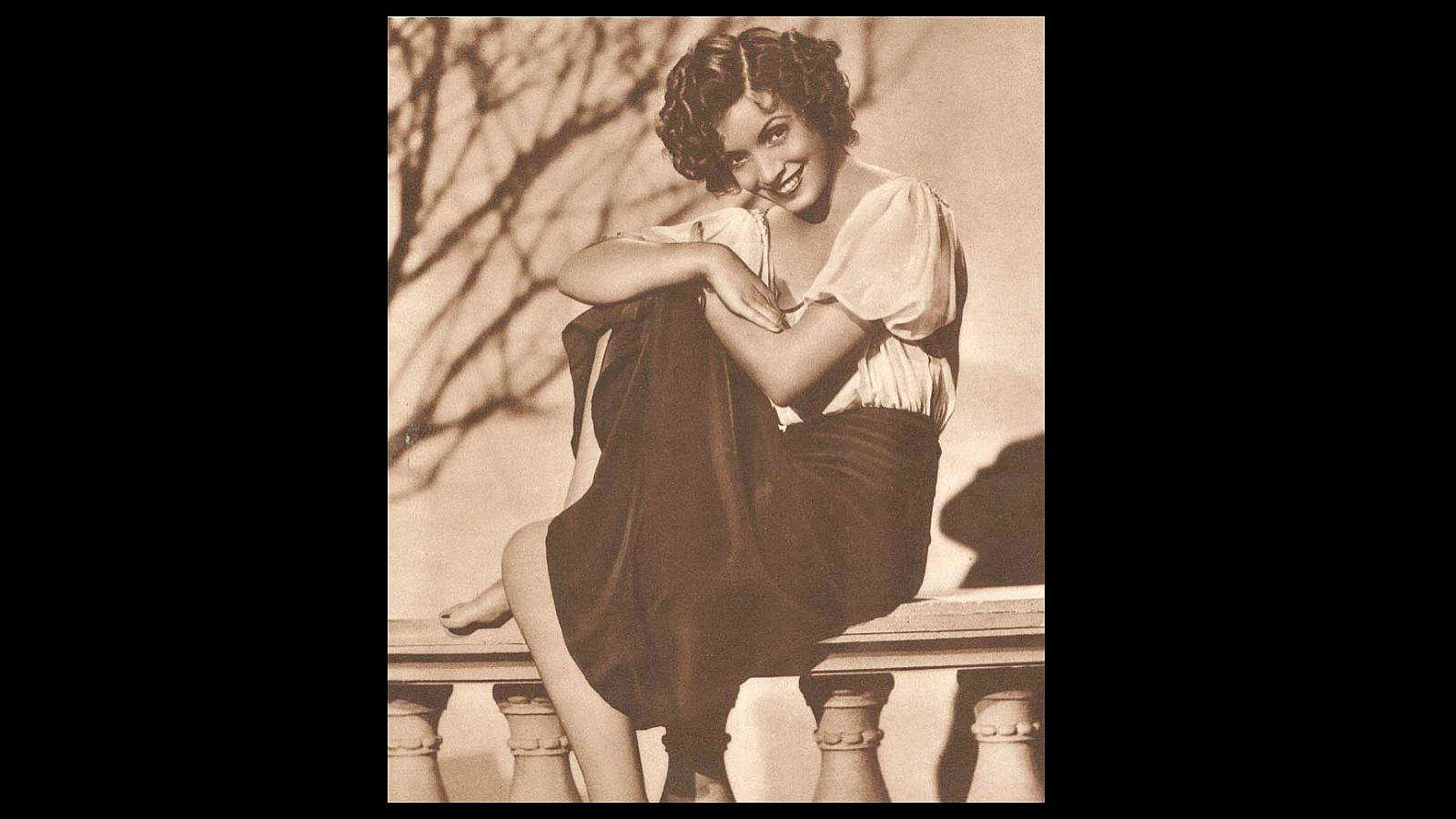 Conchita Montenegro fue conocida como la «Greta Garbo del cine español», ya que fue la primera diva española que conquistó Hollywood, donde protagonizó 18 películas y se hizo famosa por rechazar un beso de Clark Gable 