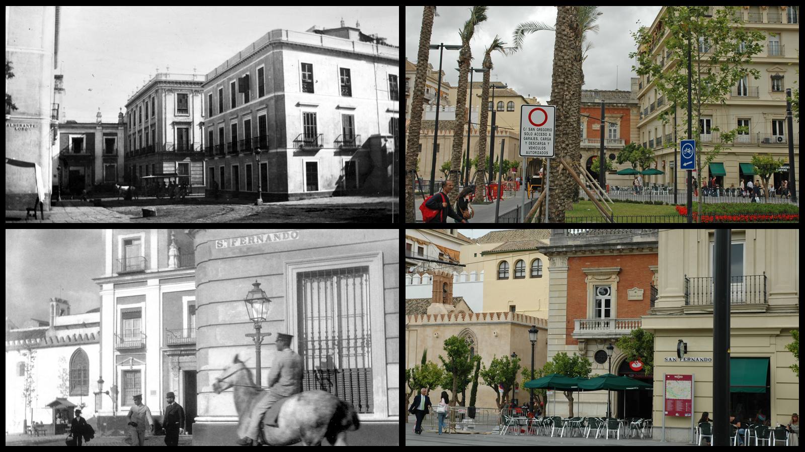 Los comienzos de las calles Almirante Lobo y San Fernando