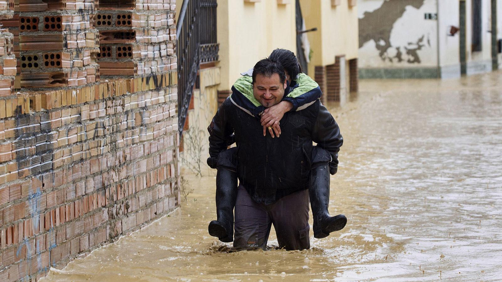 Encuentran el cadáver de una mujer en las inundaciones de Málaga