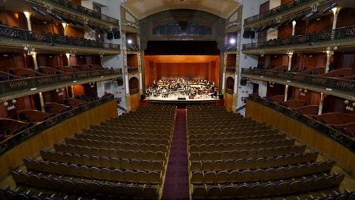 Ensayo de la Orquesta de Córdoba en el Gran Teatro