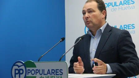 El portavoz del Partido Popular en Aljaraque, David Toscano