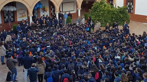 Acto en el colegio Inmaculada de Palma del Río