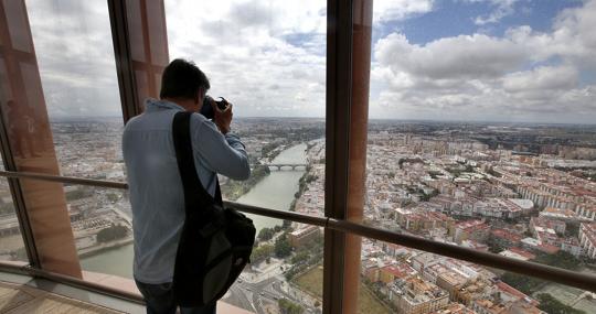 Vistas desde el interior de Torre Sevillas