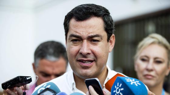 Juanma Moreno, presidente del PP andaluz