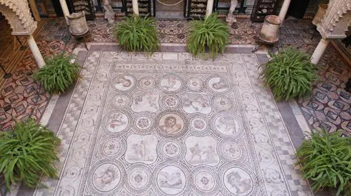 Uno de los mosaicos de la casa