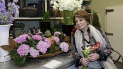 Durante 40 años, Marta Pastega llevó las riendas de la tienda de flores