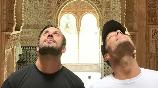 Ricky Martin y Jwan Yosef en la Alhambra de Granada