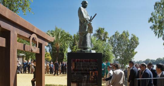 El samurái Hasejura Tsunenaga en Coria del Río
