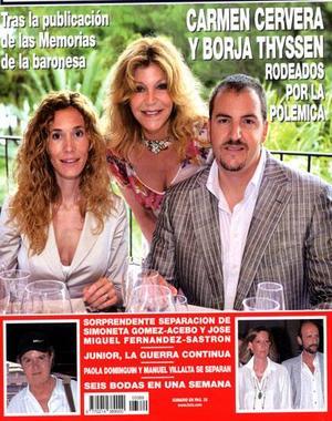 ¿Es Borja Thyssen el padre de sus hermanas?