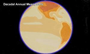 Google Earth lanza un simulador del clima