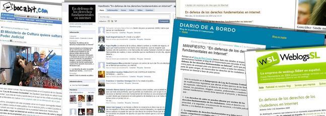 Rebelión en la red contra Sinde