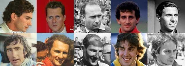 Los diez mejores pilotos de la historia