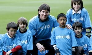 Messi, nuevo embajador de buena voluntad de UNICEF