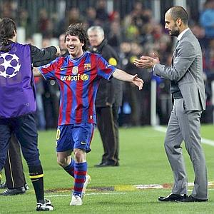 Guardiola, sobre Messi: �Es una suerte poder vivirlo�