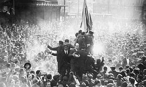 La proclamaci�n de la II Rep�blica