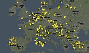 Desde el jueves se han suspendido más de 95.000 vuelos