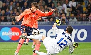 Piqu�: �El Inter ha sabido frenar a Xavi y Messi, nos conoc�an muy bien�