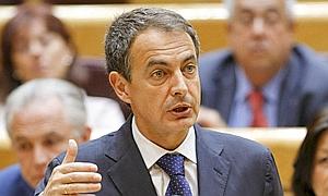 Zapatero dice que el paro disminuir� a partir de abril