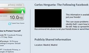 El medidor que puntúa del 1 al 10 tu privacidad en Facebook