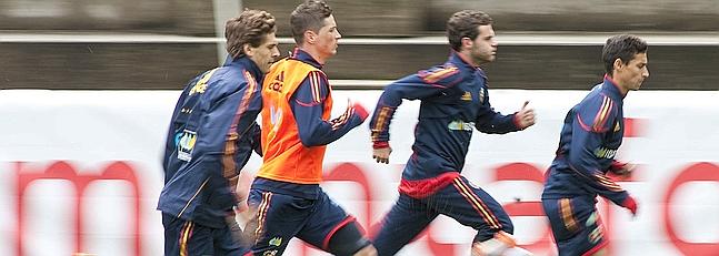 Xavi: "Es la hora de Espa�a en un Mundial" 