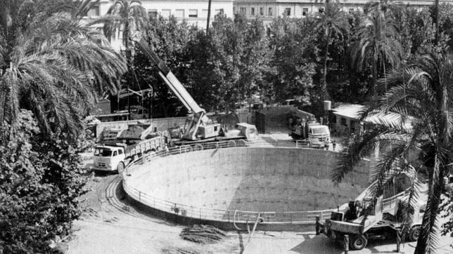 El pozo de la estaci�n de la Plaza Nueva, cerrado tras el carpetazo al proyecto