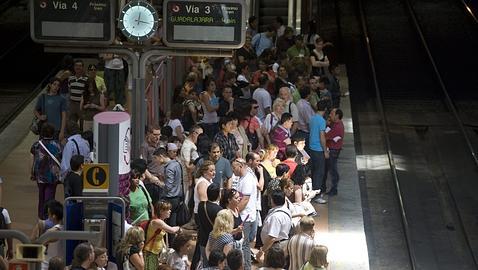 Atocha, marabunta humana