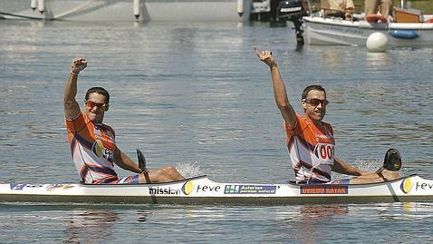 Walter Bouzán y Álvaro Férnandez se imponen en el Descenso del Sella Walter Bouzán y Álvaro Férnandez se imponen en el Descenso del Sella