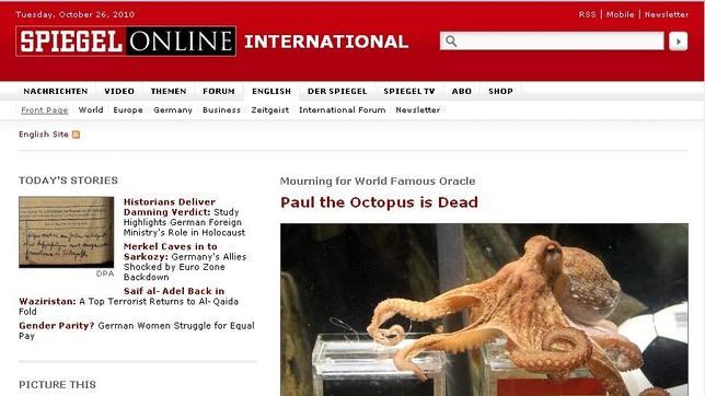 La muerte de Paul da la vuelta al mundo La muerte de Paul da la vuelta al mundo