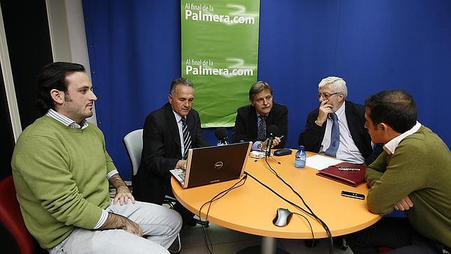 Gordillo, Bosch y Huidobro entre los redactores de �alfinaldelapalmera.com� y ABC, Ram�n Rom�n y Mateo Gonz�lez, respectivamente
