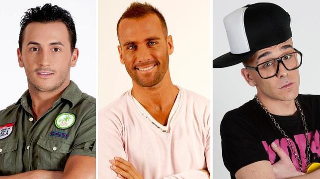 Los concursantes de Gran Hermano: Rub�n, Yago y Jhota