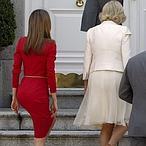 Do�a Letizia y la Duquesa de Cornualles: elegancia espa�ola vs. sobriedad brit�nica