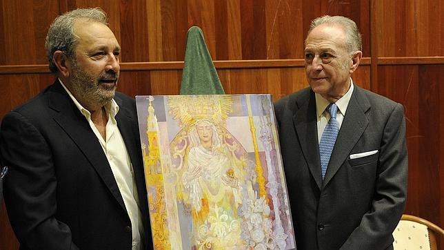 Fernando Cano y Antonio Garc�a Barbeito, ayer en Antares