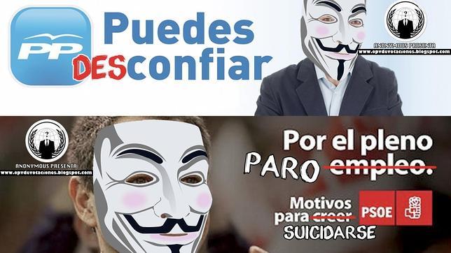 Anonymous anuncia su presencia en las elecciones del 22-M