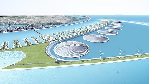 Atolones artificiales para almacenar energ�a