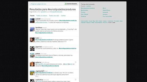 �Urgente: un eurodiputado paga un caf�