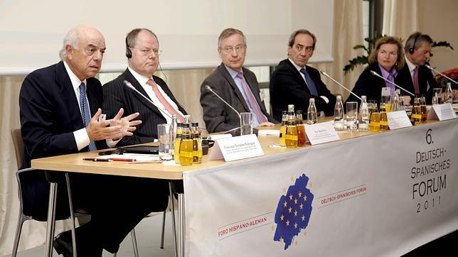 Francisco Gonz�lez asegura que la �firmeza� alemana ha forzado las reformas en Espa�a