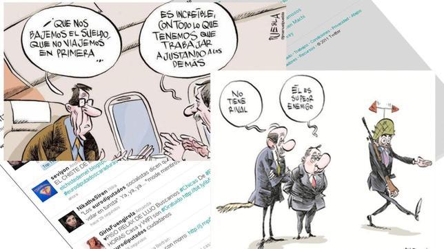 �#eurodiputadoscaraduras� gana en inter�s al �#graciasZP� 