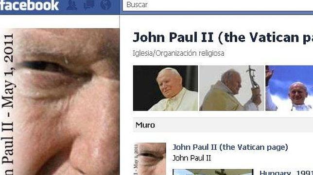 Arrasa en Facebook la página de la beatificación del Papa Juan Pablo II Arrasa en Facebook la página de la beatificación del Papa Juan Pablo II