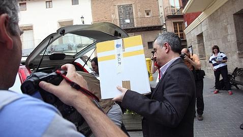 Registro policial en el Ayuntamiento socialista de Mall�n