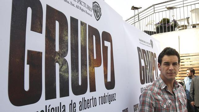 Mario Casas en la presentaci�n del inicio del rodaje de �Grupo 7�