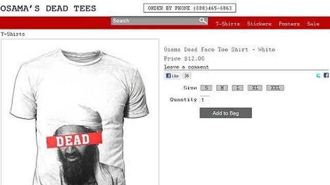 El astuto que ganó 83.000 euros en dos días vendiendo camisetas de Bin Laden El astuto que ganó 83.000 euros en dos días vendiendo camisetas de Bin Laden