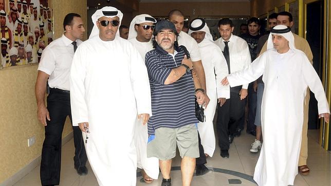Maradona: «Salí a la calle a buscar trabajo y lo encontré en Dubai» Maradona: «Salí a la calle a buscar trabajo y lo encontré en Dubai»