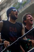 Fiesta azulgrana en Barcelona Fiesta azulgrana en Barcelona